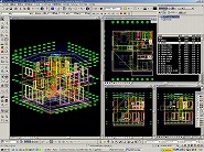 3D設計(BIM)基本設計・3次元CAD画面 