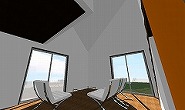 3D設計(BIM)基本設計・様々な案を3次元モデルで検討・a50案・インテリア・リビング
