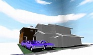 3D設計(BIM)基本設計・a5112案・外観・北側・玄関駐車場側・3Dモデルで外観・インテリアをチェックし、集計で設計見積りに近い概算を確認して、最終案を絞る