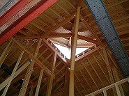 施工・1. 3次元データで施工者と意思疎通・構造体透視図部分の施工進捗状況2